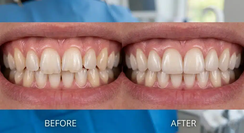 tooth reshaping for balance